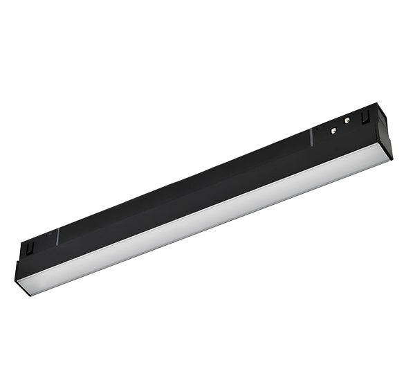 Proiector liniar magnetic negru mat 48V Dc 10W 4000K 850Lm 110° osram Ra90 L300mm [3]