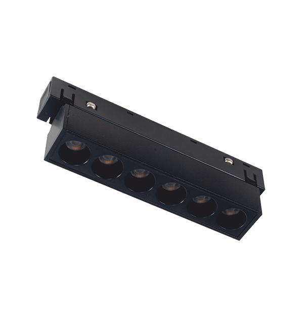Proiector liniar magnetic negru mat 48V Dc 6W 4000K 550Lm 36° osram Ra90 L112mm [3]