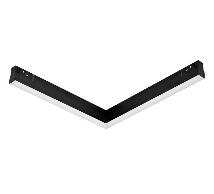 Proiector liniar 90° corner magnetic negru mat 48V dc 20W 4000K 1750Lm 110° osram Ra90 L322*307Mm [3]