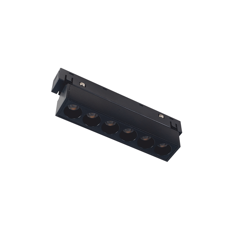 Proiector liniar magnetic negru mat 48V Dc 6W 3000K 500Lm 36° osram Ra90 L112Mm [2]