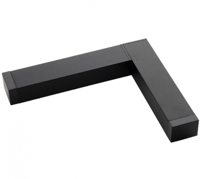 Conector electric 90° S-Track ∙ Negru [1]