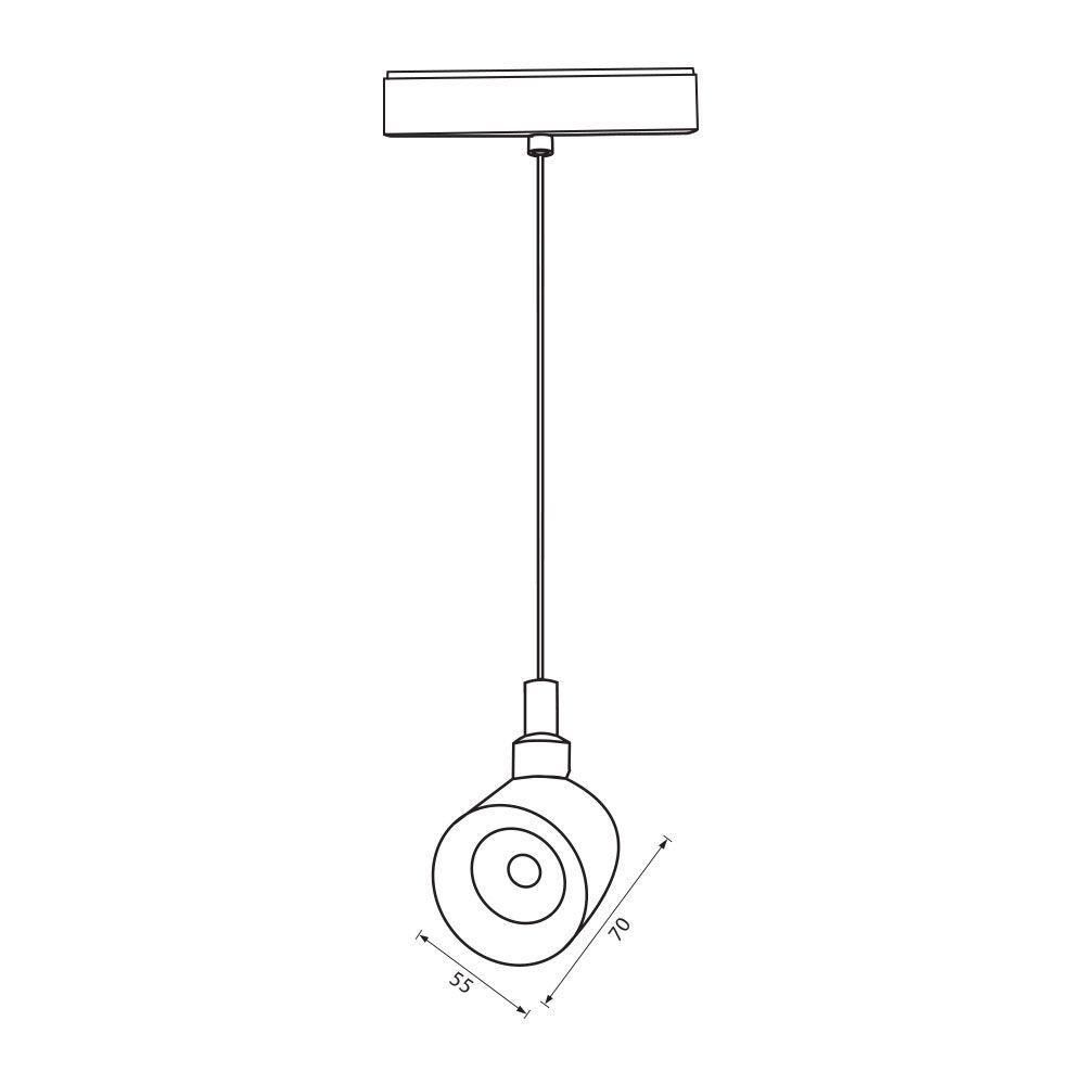 Spot LED magnetic SUPRIMA LED ∙ 10W ∙ Negru ∙ 3000K [2]