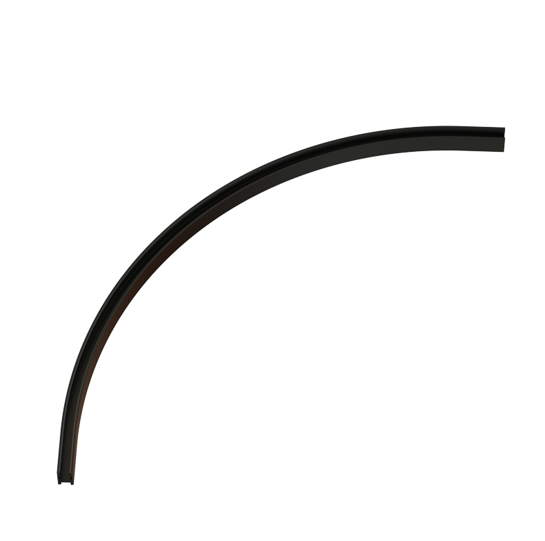 COLȚ CURBAT NEGRU R300ΜΜ PENTRU SINA MAGNETICĂ/SUSPENDATĂ [1]