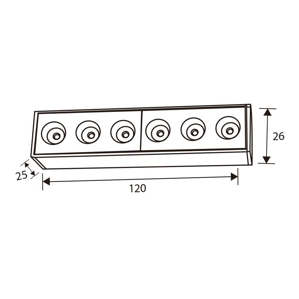 Corp de iluminat magnetic LED DIVISION LED ∙ 6W ∙ Negru ∙ 3000K [2]