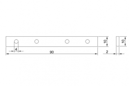 Set metalic M-Track 2 buc./6 buc. Nituri [1]