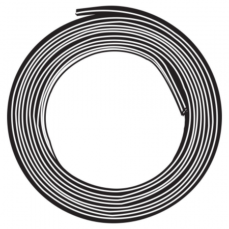 Conectori alimentare led - Acoperire PC sina magnetica ∙ 5M ∙ Negru
