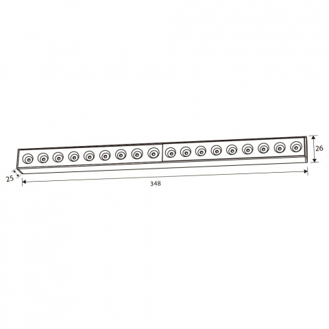 Corp de iluminat magnetic LED DIVISION LED ∙ 18W ∙ Negru ∙ 4000K [1]