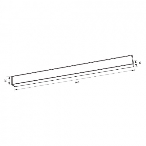 Corp de iluminat magnetic LED ILLUSION LED ∙ 36W ∙ Negru ∙ 3000K [1]