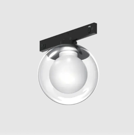 Proiectoare pe sina magnetica SLIM 24V - Corp de iluminat magnetic negru 24V DC 6W 4000K 478LM 150° RA90 Φ80MM