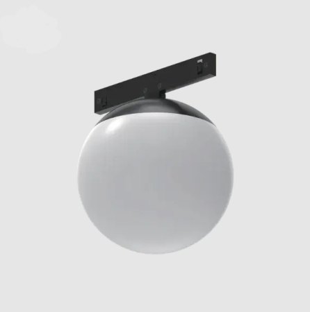 Proiectoare pe sina magnetica SLIM 24V - Corp de iluminat magnetic negru 24V DC 6W 4000K 429LM 180° RA90 5 Φ95MM