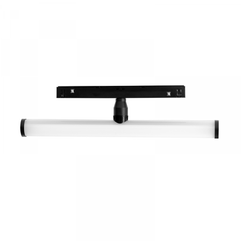 Spot led magnetic - Corp de iluminat magnetic negru mat 48V Dc 6W 3000K 560Lm 150° Χ 100° osram Ra90 Φ28Χ300mm