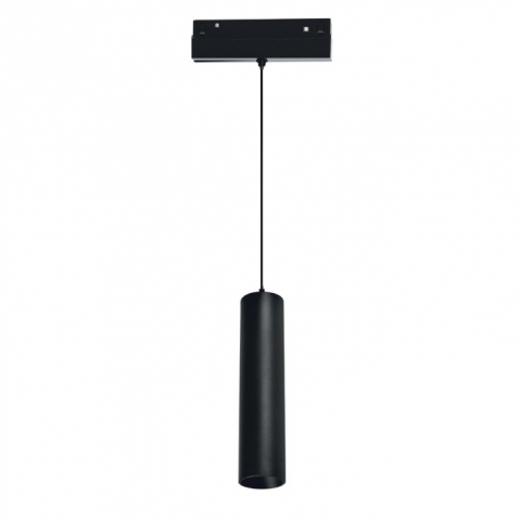 Corp suspendat magnetic negru mat 48V Dc 9W 4000K 1030Lm 36° osram Ra90 Φ50*220mm [1]