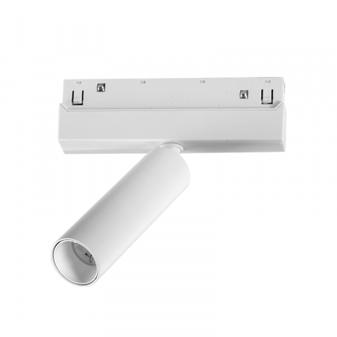 Spot led magnetic - Mini spot led magnetic alb mat 48V Dc 8W 4000K 850Lm 24° osram Ra90 Φ30*110mm