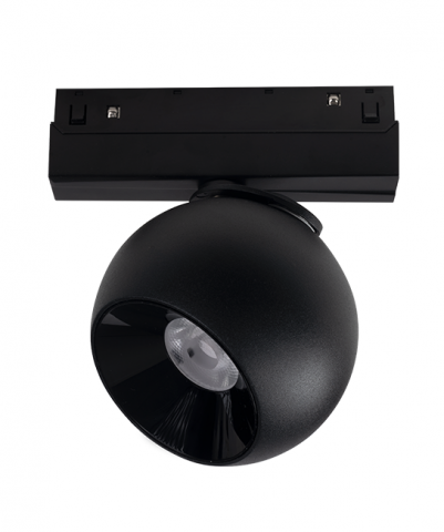 Spot led magnetic negru mat 48V Dc 12W 3000K 1000Lm 36° osram Ra90 Φ100*134mm [1]