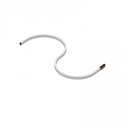 Proiectoare pe sina magnetica SLIM 24V - Mini corp de iluminat magnetic NEON 24V DC 6W 3000K 180LM 110° RA90 5 ANI L530MM