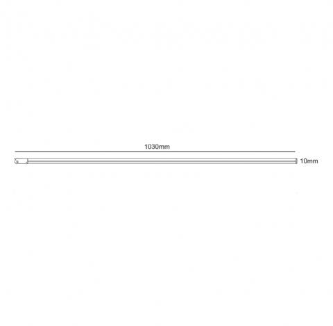 Mini corp de iluminat magnetic Neon 24V DC 12W 4000K 400LM 110° RA90 5 ANI L1030MM [1]
