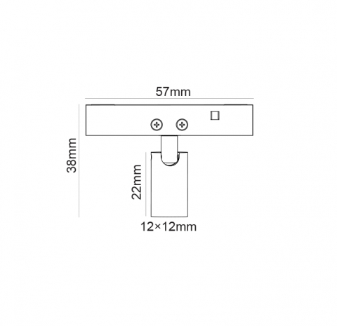 Mini Spot Magnetic zoom negru 24V DC 1W 4000K 85LM 24° RA90 5 ANI 12*22(38)ΜΜ [1]