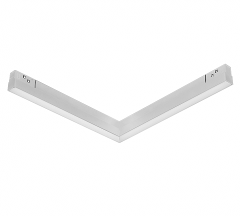 Proiector liniar 90° corner magnetic alb mat 48V Dc 20W 3000K 1600Lm 110° Osram Ra90 L322*307Mm [1]
