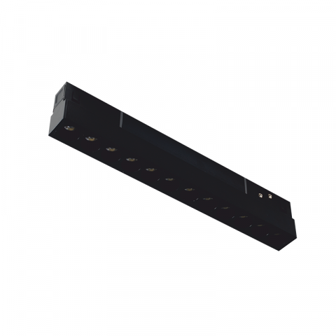 Proiector liniar magnetic negru Mat 48V Dc 12W 3000K 1000Lm 36° osram Ra90 L220mm [1]
