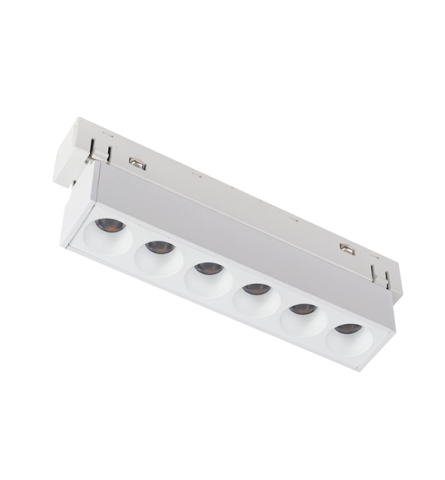 Proiector liniar magnetic alb Mat 48V Dc 6W 3000K 500Lm 36° osram Ra90 L112mm [1]