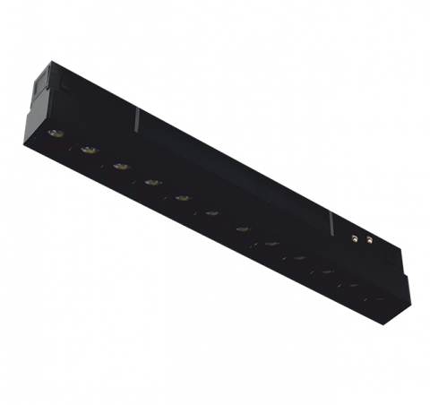 Proiector liniar magnetic negru mat 48V Dc 12W 4000K 1080Lm 36° osram Ra90 L220mm [2]