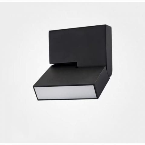 Liniar led magnetic - Proiector liniar magnetic negru mat pliabil 48V Dc 6W 3000K 600Lm 110° osram Ra90