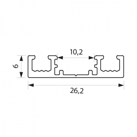 Sina magnetica slim negru aplicata 1M [1]