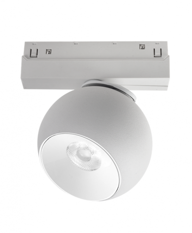 Spot led magnetic alb mat 48V Dc 12W 3000K 1000Lm 36° osram Ra90 Φ100*134mm [1]