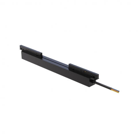 Proiectoare pe sina magnetica SLIM 24V - Sursa magnetica negru mat 100W 230V AC-24V DC 4.2A 298*26(38,4)MM CU CABLU 1M 5 ANI