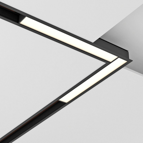 Corp de iluminat magnetic LED - Unghi magnetic LED LUGANO LED ∙ 24W ∙ Negru ∙ 3000K