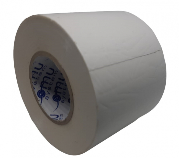 Banda izolatoarea lata alba PVC ignifug 20m x 50mm [3]