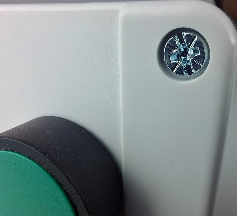 Buton de comanda verde si rosu START - STOP NO + NC 6A 230V IP65 [8]