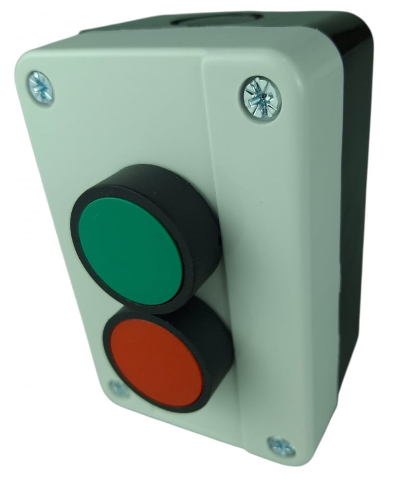 Buton de comanda verde si rosu START - STOP NO + NC 6A 230V IP65 [3]