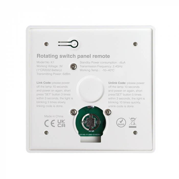 Buton Mi-Light MiBoxer și panou de comutare rotativ Telecomandă LED albă K1 [2]