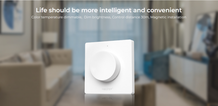 Buton Mi-Light MiBoxer și panou de comutare rotativ Telecomandă LED albă K1 [5]