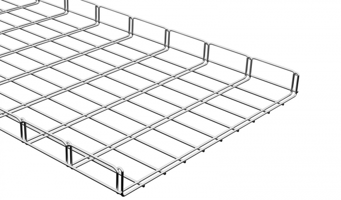 Canal cablu metalic 500x50mm din sarma mesh galvanizat lungime 2 metri jgheab pentru trasee electrice [1]