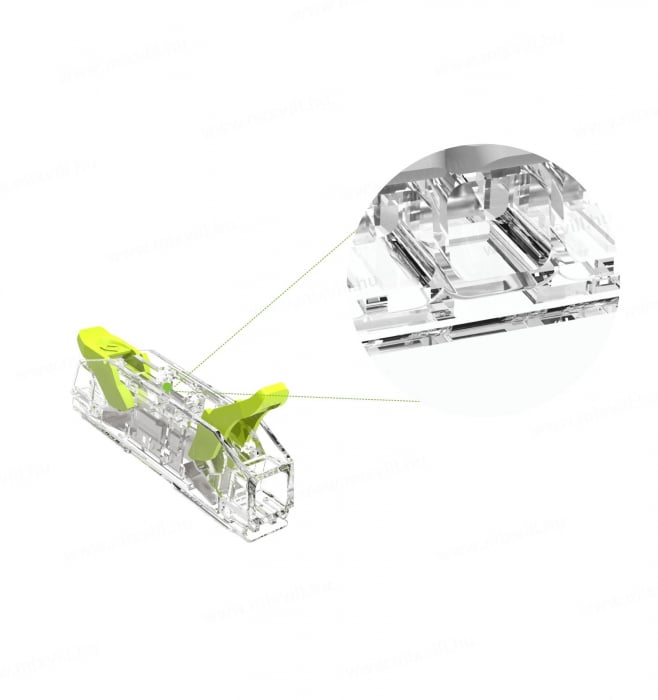 Clema conectare 2 fire 0.2-4mm² cupru litat/flexibil si masiv/solid 400V 32A, transparenta tip push-in [11]