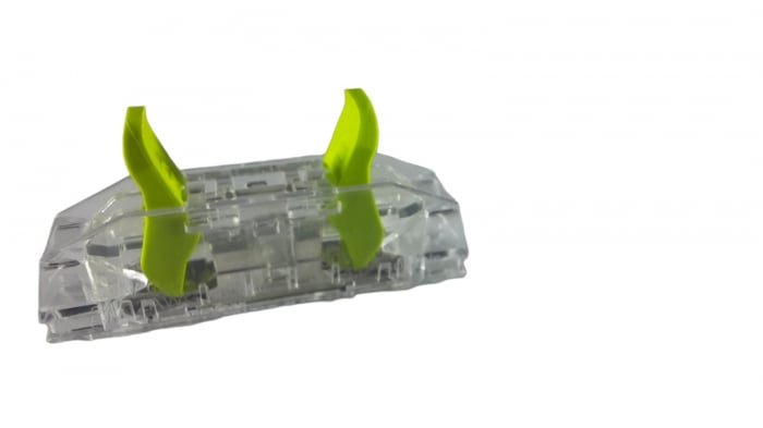 Clema conectare 2 fire 0.2-4mm² cupru litat/flexibil si masiv/solid 400V 32A, transparenta tip push-in [8]