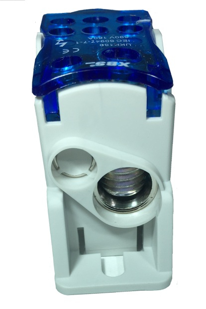 Clema de distributie 160A capac intrare 1x6-16mm2 + 1x10-70mm2 iesire 6x2,5-16mm2 [4]