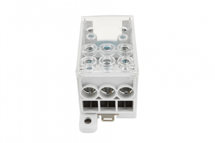 Clema pe sina bloc de distribuție a fazelor PVB 160-6 160A 1x16-95mm² + 6x2,5-35mm² Cu-Al 1000V AC / DC [4]