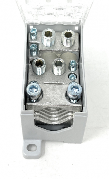 Clema pe sina bloc distribuție PVB 500-4/4 500A 1x150-240mm² + 4x10-70mm² + 4x2,5-16mm² 1000V AC / DC [2]