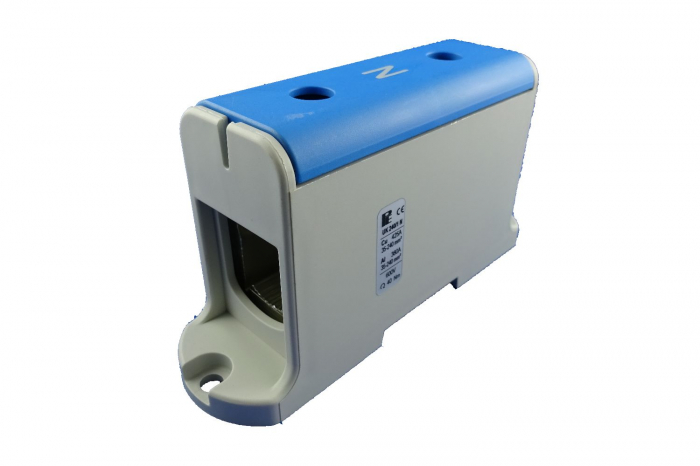 Clema terminala conexiune albastra Cu-Al 240mm² montare pe sina DIN 35mm 380A (Al) 425A ( Cu) [1]