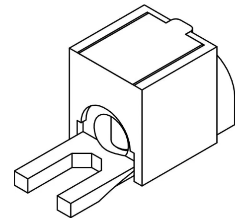Clema terminala de conexiune cu prindere tip furca 6 -25mm² 63A cu capac pentru protectie la atingere directa [3]