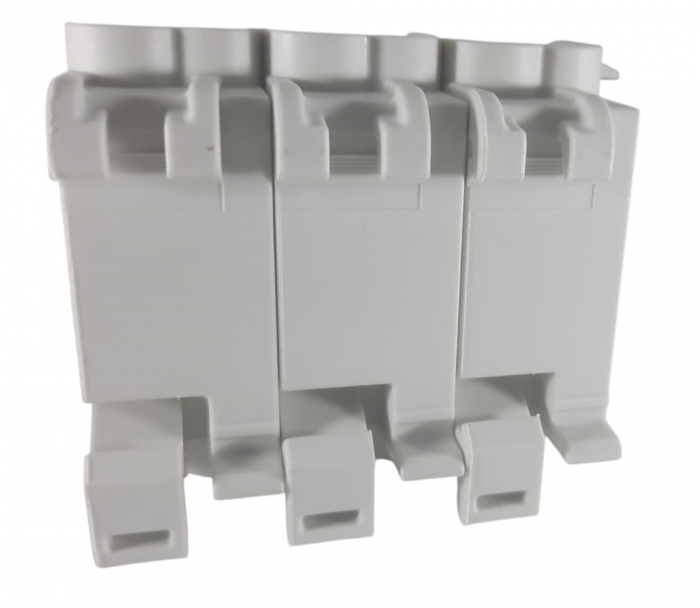 Cleme de distributie derivatie pentru conexiuni monofazice 25mm²/16mm² Cu-Al montaj pe sina DIN 152A [4]