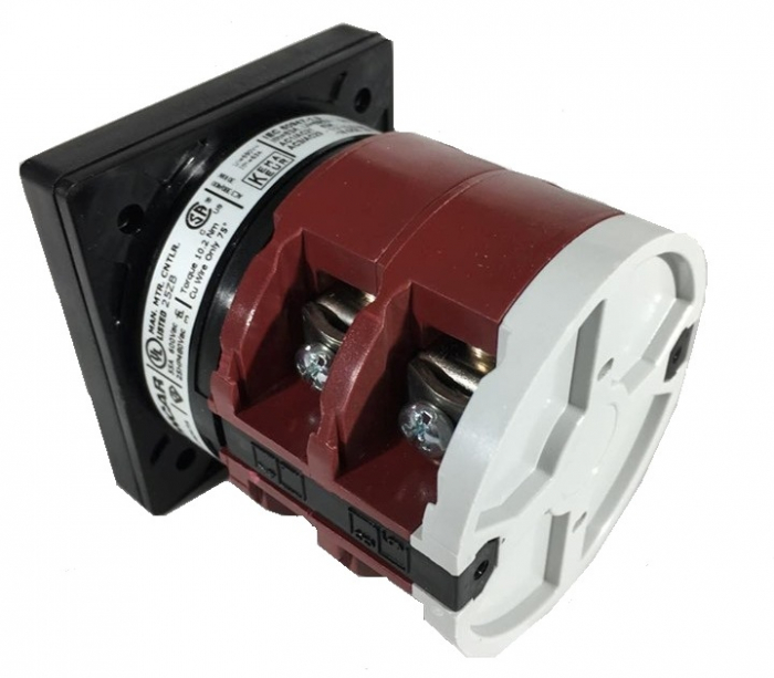 Comutator 63A 18.5kW IP40 cu came PACO rotativ incastrabil 3 poli 2 pozitii 0-1 PORNIT-OPRIT [5]