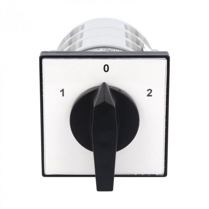 Comutator 125A 37kW 3 poli 1-0-2 IP40 rotativ inversor de sens motor  90x90mm [2]