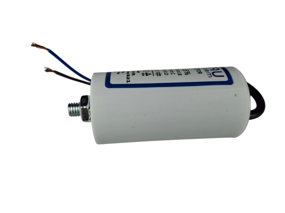 Condensator de operare 16μF 450V AC cu cablu șurub M8 cu piulita fir de 20cm [3]