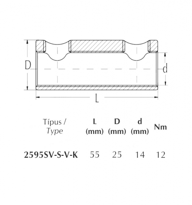 Conector mecanic manson de imbinare cu cap detasabil 16-95mm² Al/Cu [2]