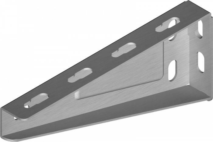 Consola 100mm din otel zincat 210x73mm pentru canal cablu metalic prindere pe perete [1]