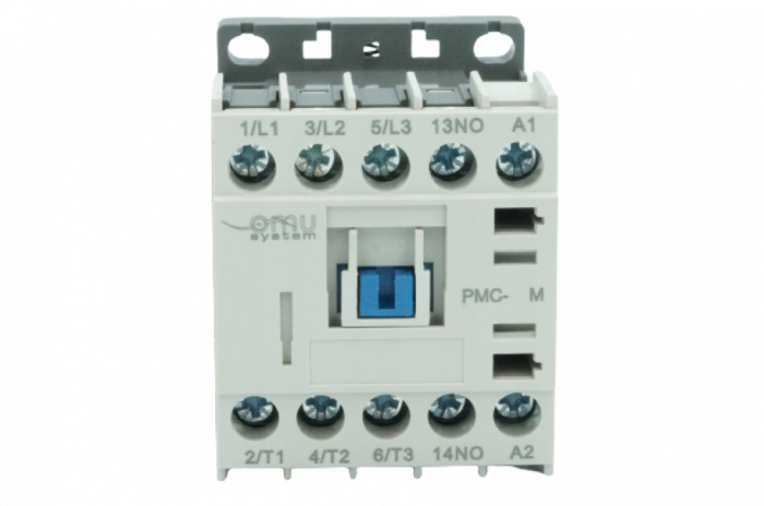 Contactor mini 12A cu 3 poli alimentare bobina 230V AC + 1 contact NO [2]